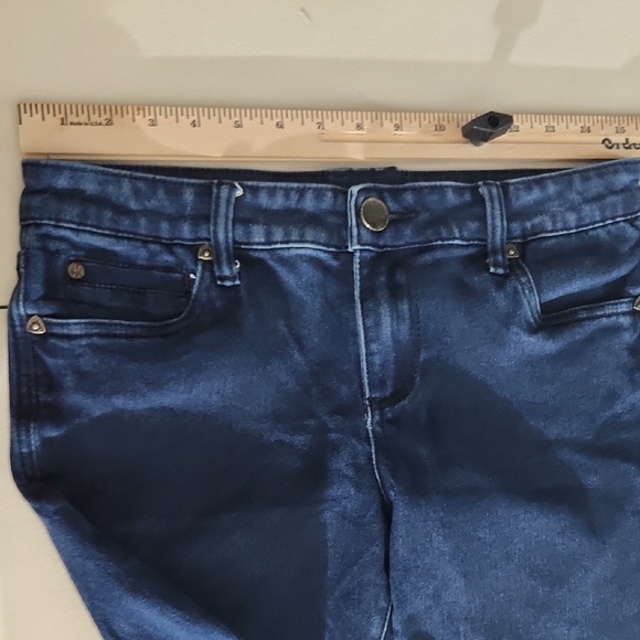 Kut from the Kloth Jeans Size 6 Diana Skinny Blue Ankle Cropped Jeans Hemmed - Picture 5 of 11